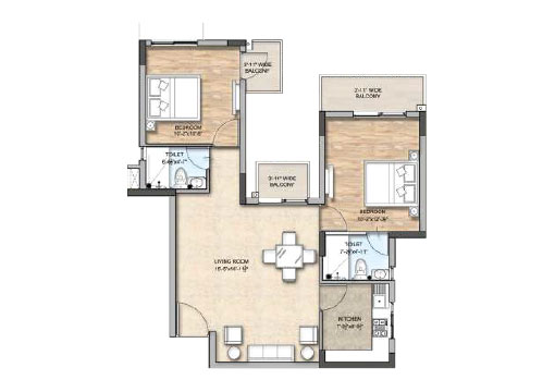 floor-plan Sahu City Lucknow-floor-plan